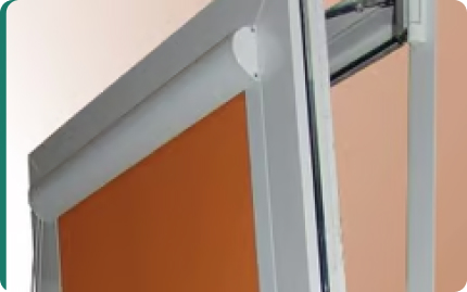 rolete textile cu caseta si ghidaje